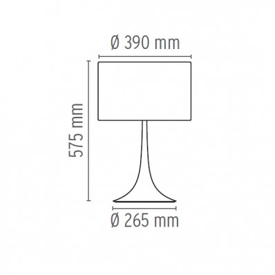 Настольная лампа Flos Spun Light F6610009