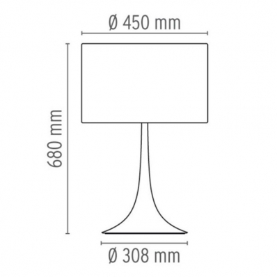 Настольная лампа Flos Spun Light F6611009 2
