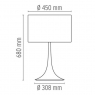 Настольная лампа Flos Spun Light F6611009 2