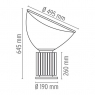 Настольная лампа Flos Taccia F6602004 2
