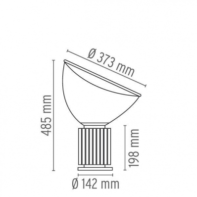 Настольная лампа Flos Taccia Small LED F6604004 2