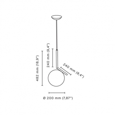 Подвес Flos IC S1 F3175057 2