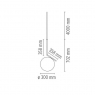 Подвес Flos IC S2 F3176057