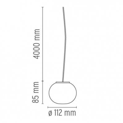 Подвес Flos Mini Glo-Ball F4195009 2