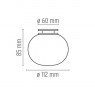 Потолочный светильник  Flos Mini Glo-Ball F4194009 2