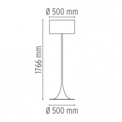 Торшер Flos Spun Light F6612009 2