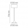 Торшер Flos Spun Light F6612009 2