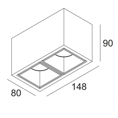BOXY 2 L+ LED 92733 DIM8 A-A
