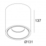 Накладной светильник Delta Light Boxy XL R 251 71 21 921 ED1 B-B