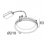 Встроенный светильник Delta Light Diro SBL L 202 297 83 W 2