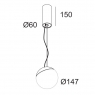 Подвесной светильник Delta Light Gibbo 286 67 811 920 ED8 B 2