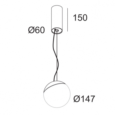 Подвесной светильник Delta Light Gibbo 286 67 811 920 ED8 B 2