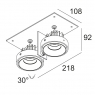 Встроенный светильник Delta Light Minigrid IN ZB 202 70 812 921 A 2