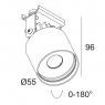 Точечный светильник Delta Light Put LED Magnetic 202 911 811 929 2