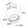 Точечный светильник Delta Light Put LED Magnetic 202 913 929 2