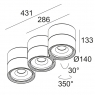 Накладной потолочный светильник Delta Light LINK 315 41 813 922 W 2