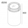 Уличный светильник Delta Light Montur 232 742 83 B 2