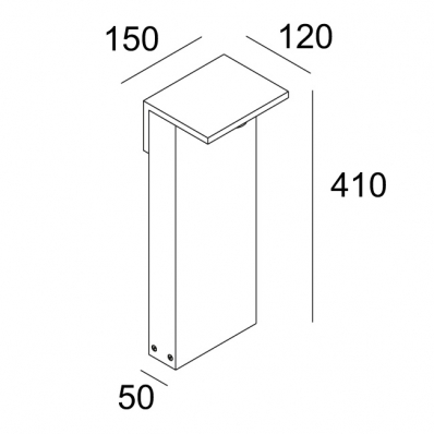 Уличный светильник Delta Light Oblix 220 74 811 930 A 2