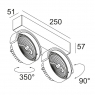 Накладной светильник Delta Light Rand 285 501 224 ED8 A