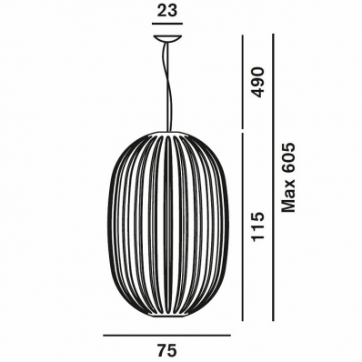 Подвес Foscarini PLASS 2240071L 25