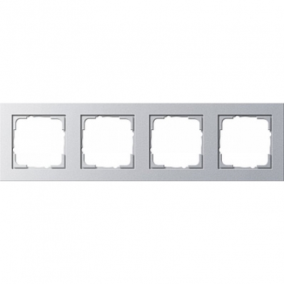 Gira-021425-Abdeckrahmen-4fach-E2-Farbe-alu[1]