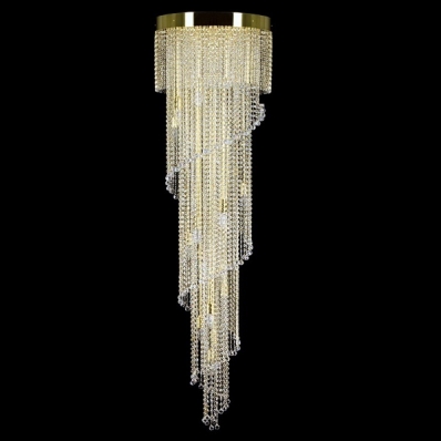 Люстра Art Glass SPIRAL 500x1800 BALLS Crystal