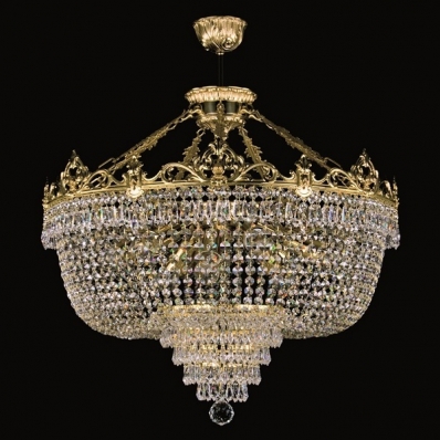 Люстра Art Glass CORINA III. Crystal