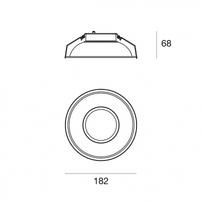 Встраиваемый светильник I-LED Woofer 84023